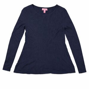 Lilly Pulitzer Long Sleeve Top Extra Small Navy